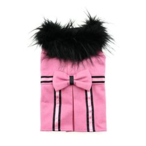 Wool-Fur-Trimmed-Dog-Harness-Coat-Pink-300x300 Pink Wool Classic Dog Coat Harness and Fur Collar with Matching Leash