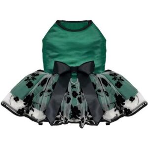 green-black-satin-dress-8100-300x300 Green and Black Satin Dress