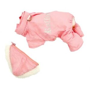 ruffin-it-snowsuit-pink-9576-300x300 Pink Ruffin It Dog Snow Suit Harness