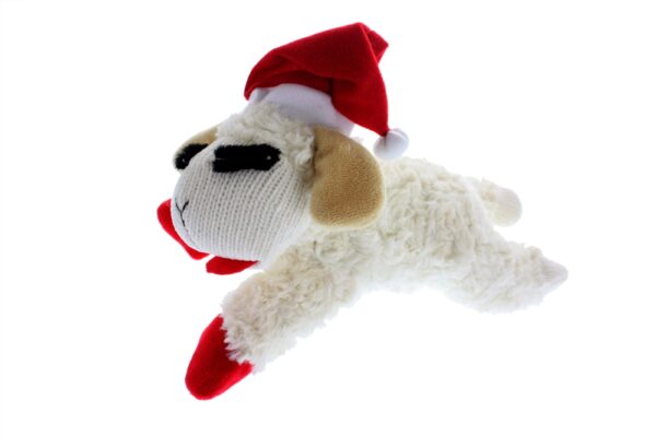 115429_Image-600x400 MULTIPET 10.5" LAMB CHOP WITH SANTA HAT