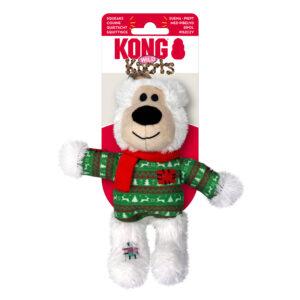 259083_Image0284-300x300 KONG Holiday Wild Knots Bear Dog Toy AssortedColors, 1ea/SM/MD