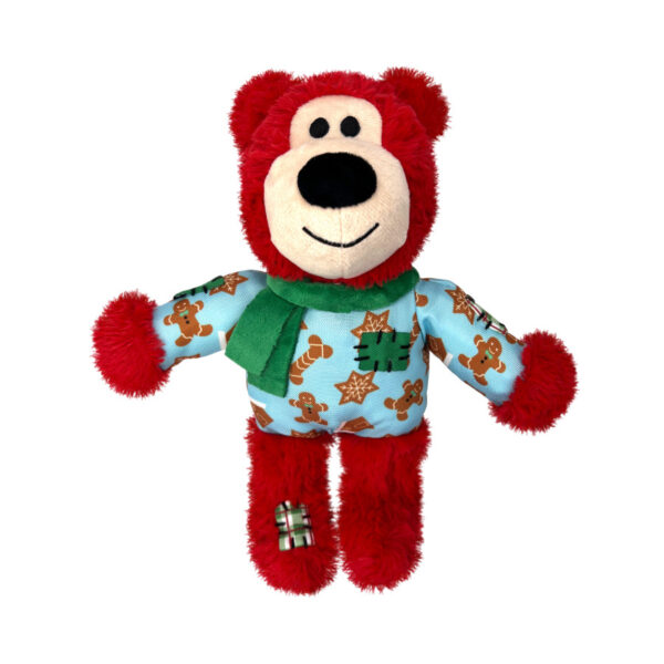 259083_Image3308-600x600 KONG Holiday Wild Knots Bear Dog Toy AssortedColors, 1ea/SM/MD